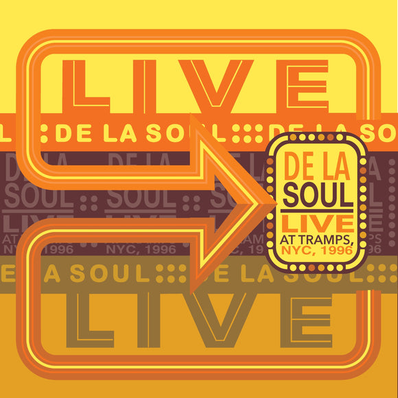 De La Soul - Live at Tramps, NYC, 1996 – NEW LTD TAN COLOURED LP – RSD24