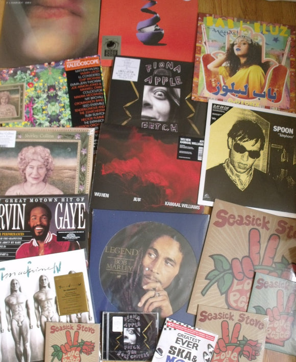 This week's Classic Re-issues & New Releases including Bowie's Tin Machine, Bob Marley, Kamaal Williams, Seasick Steve,  PJ Harvey, Shirley Collins, Fiona Apple, Spoon and more.