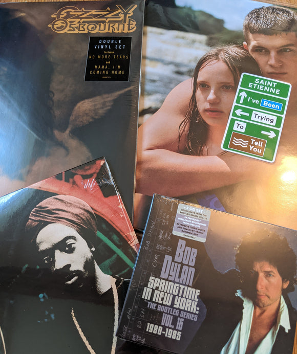 New Albums from Bob Dylan, St Etienne + Pre-Order new releases from Abba and The Beatles