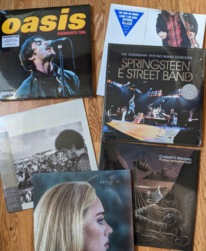 Adele, Oasis at Knebworth, Springsteen E Street Band, Robert Plant & Alison Krauss, Billy Bragg, Lee Ranaldo, The War On Drugs, Christy Moore