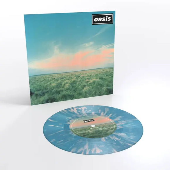 Oasis - Whatever - New Numbered Pink and Blue Splatter 7