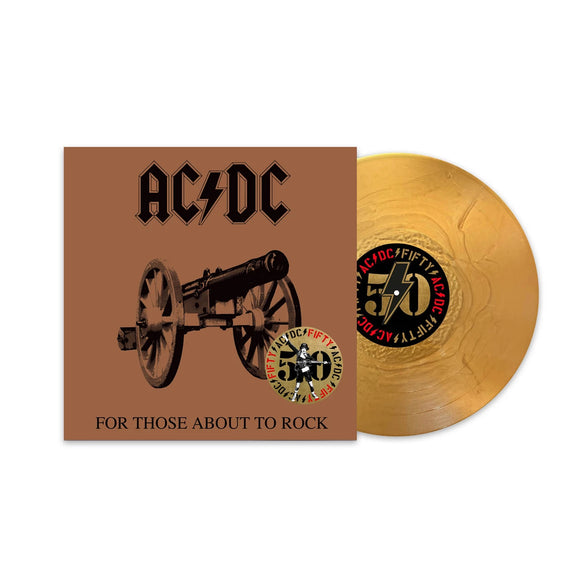 AC/DC - For Those About To Rock (We Salute You) (50th Anniversary)  - New Gold LP