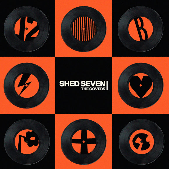 Shed Seven - The Covers – New Orange and Black Splatter LP – RSD25