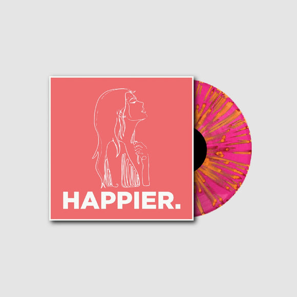 As December Falls – Happier – NEW LTD PINK AND ORANGE LP – RSD24