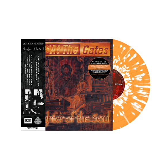 At The Gates - Slaughter Of The Soul – New Ltd Orange and White splatter LP – RSD24