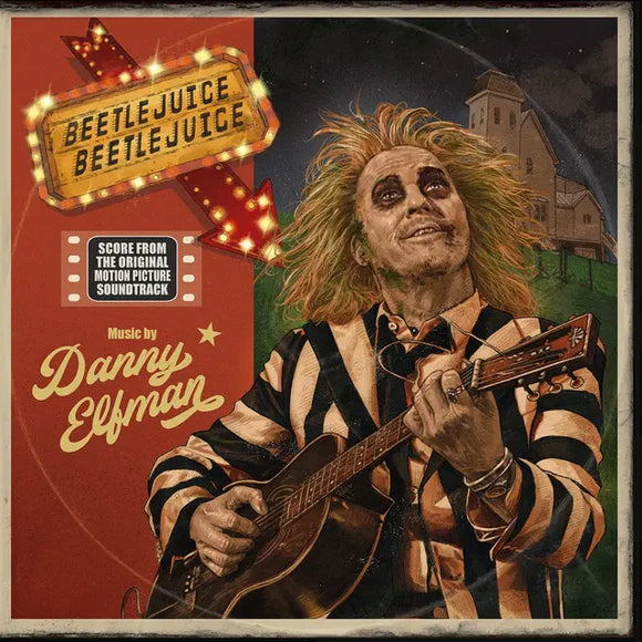 Danny Elfman - Beetlejuice Beetlejuice - Score From the Original Motion Picture Soundtrack - New Hand Poured Green & Blue LP