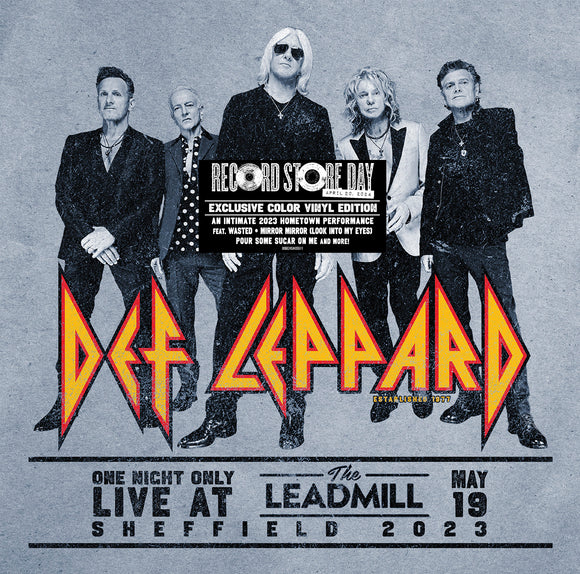 Def Leppard - Live At Leadmill - New Ltd 2LP Silver Vinyl – RSD24
