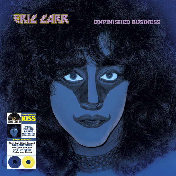 ERIC CARR - UNFINISHED BUSINESS – NEW LTD BLUE AND PINK 2LP - RSD 2024