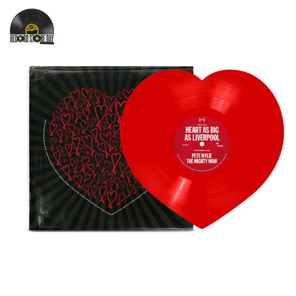 Pete Wylie & The Mighty WAH! - Heart as Big as Liverpool – NEW LTD HEART 7” SINGLE – RSD 2024