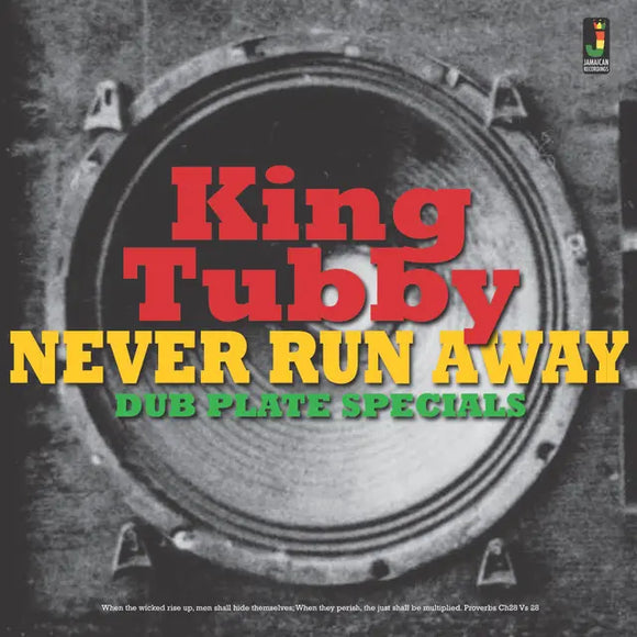 King Tubby - Never Run Away - Dub Plate Specials - New LP