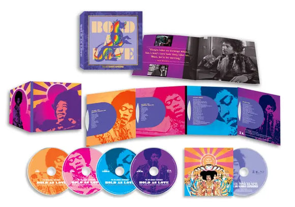 Jimi Hendrix - Bold as Love - New 4CD - Blu Ray