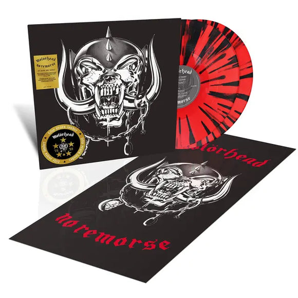 Motorhead - No Remorse (50th Anniversary Edition) - New Black & Red Splatter 2LP