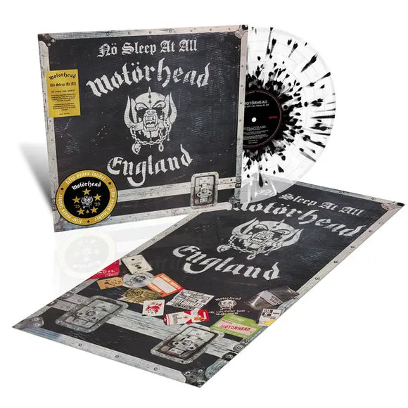 Motorhead - No Sleep At All (50th Anniversary Edition) - New Black & White Splatter LP