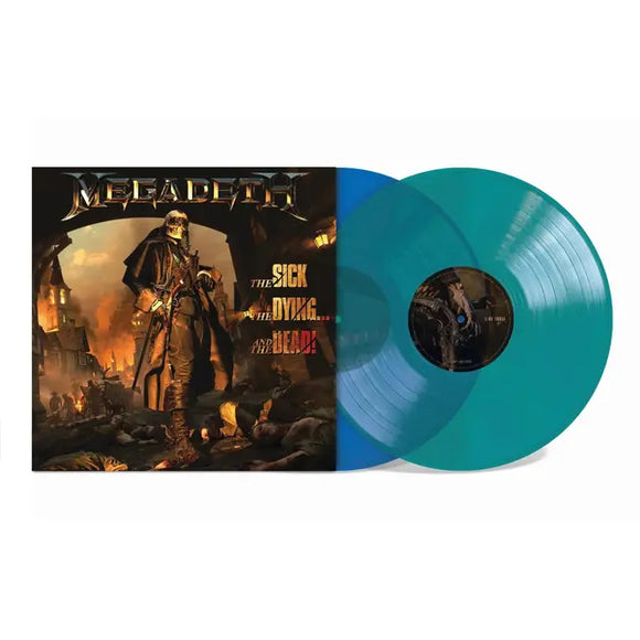 Megadeth  - The Sick, The Dying and the Dead - New Blue & Green Translucent 2LP - National Album Day 2025