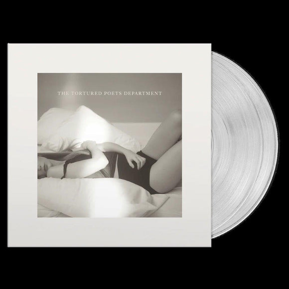 Taylor Swift - The Tortured Poets Department Phantom Clear Vinyl + Bonus Track “The Manuscript” - New