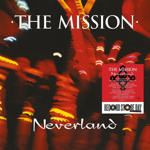 The Mission - Neverland (30th Anniversary) – New Red and Yellow LP – RSD25