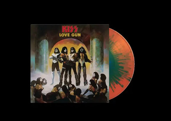 Kiss - Love Gun - New Tangerine/Aqua Splatter LP - National Album Day 2025