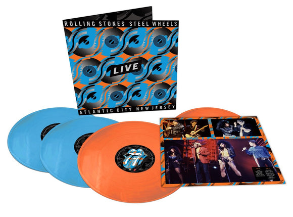Rolling Stones - Steel Wheels Live – Atlantic City, New Jersey - New Ltd Edition 4LP