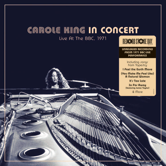 Carole King - In Concert Live at the BBC 1971 - RSD Black Friday - New Ltd LP