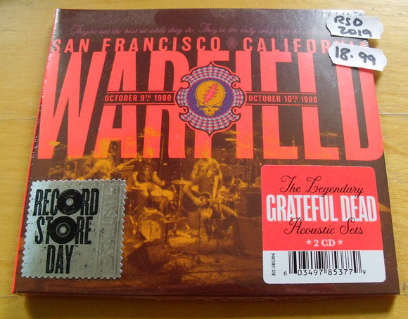 Grateful Dead - The Warfield, San Francisco, CA 10/9/80 and 10/10/80 - New 2CD - RSD19
