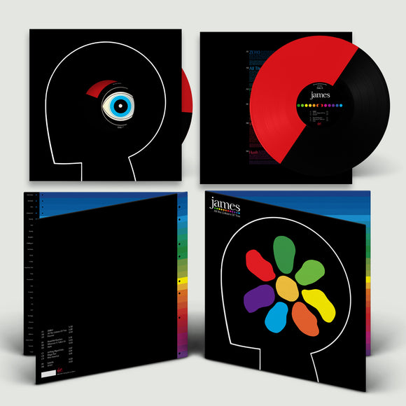 James - All The Colours of You - New Ltd Half Red Half Black 2LP