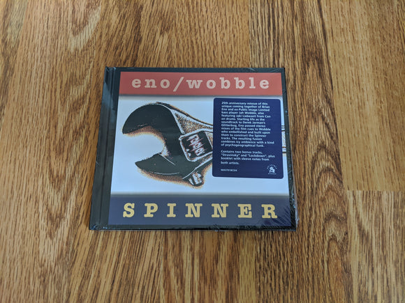 Brian Eno & Jah Wobble - Spinner 25th Anniversary Edition - Deluxe CD Book