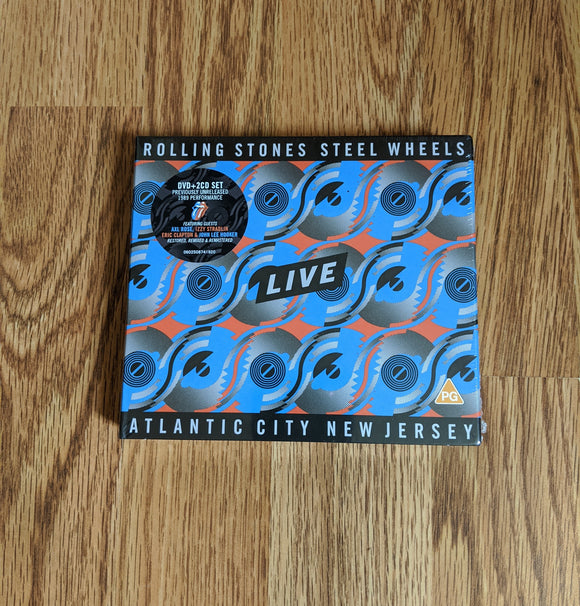 Rolling Stones - Steel Wheels Live – Atlantic City, New Jersey - New DVD + 2CD Set