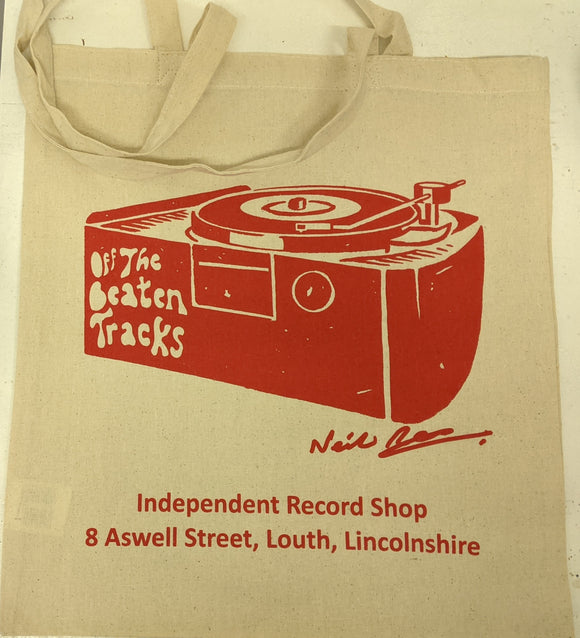 Tote Bag - Off The Beaten Tracks - Limited Edition Red Design by Neil Roberts - SOLD OUT