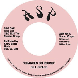 Bill Grace - Chances Go Round / Lonely - New 7" - RSD 23