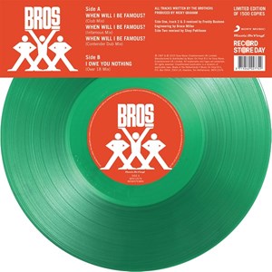 Bros - When Will I Be Famous? / I Owe You Nothing remixes - New 12" coloured - RSD23