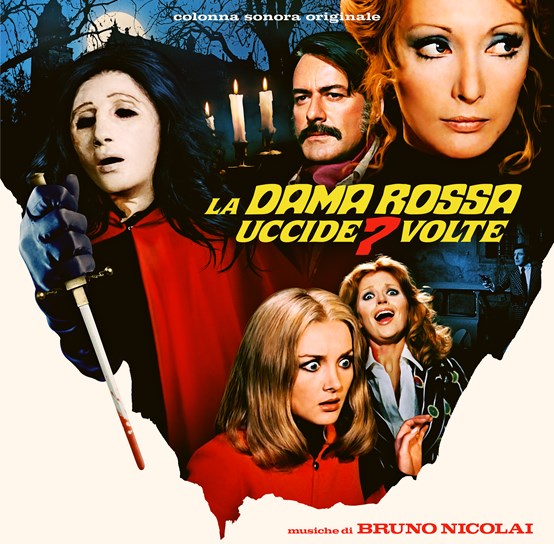 Bruno Nicolai - La Dama Rossa Uccide Sette Volte (The Red Queen Kills Seven Times) - New LP - RSD22