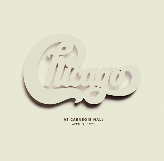 Chicago - Chicago at Carnegie Hall, April 10, 1971 - New 3LP - RSD22