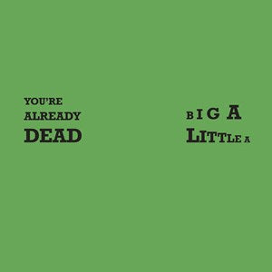 Crass - Big A Little A / You're Already Dead - New 12" - RSD22