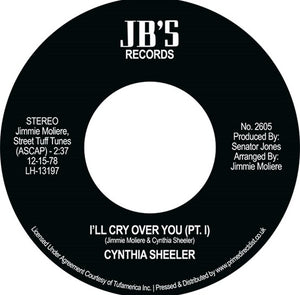 Cynthia Sheeler - I'll Cry Over You Pt 1 / I'll Cry Over You Pt 1 - New 7" - RSD 23