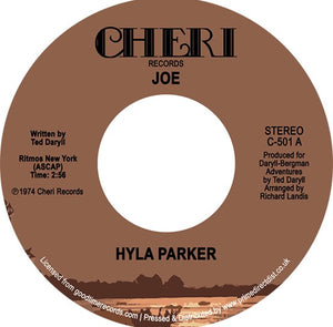 Hyla Parker - Joe / Quiet Tunes – 7" Single – RSD 23