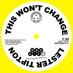 Lester Tipton / Edward Hamilton - This Won’t Change / Baby Don’t You Weep - New 7" - RSD22