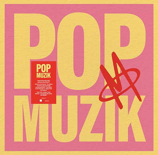 M / Robin Scott - Pop Muzik / Baby Close The Window - New Red Vinyl EP 12
