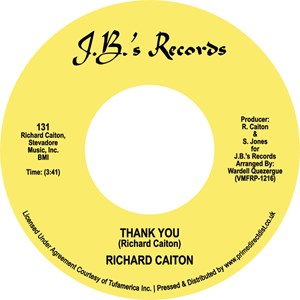 Richard Caiton - Thank You / Where Is The Love – New 7”– RSD23