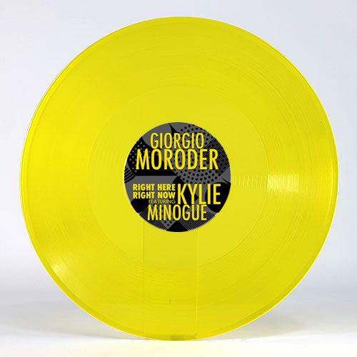 Giorgio Moroder Right Here Right Now Feat Kylie Minogue - New Ltd Yellow 12