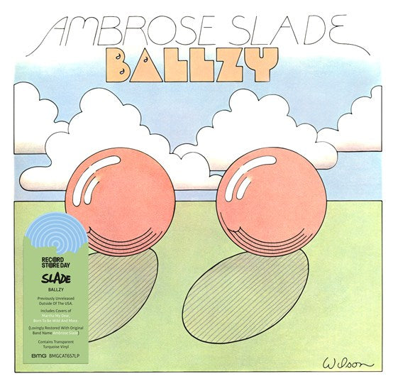 Slade (Ambrose Slade) - Ballzy - New LP Transparent Blue - RSD22