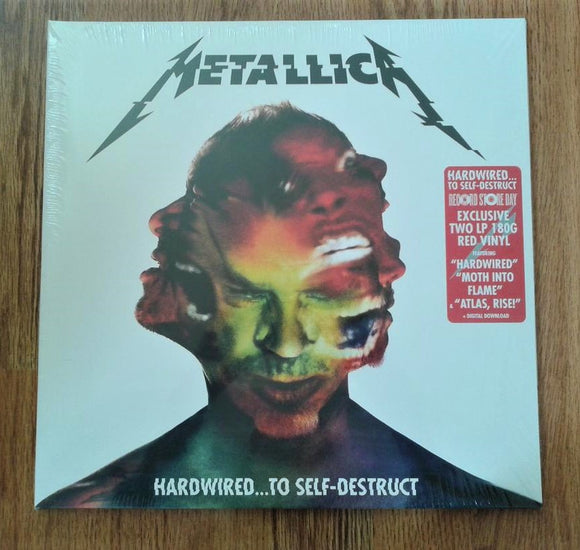 Metallica ‎- Hardwired...To Self-Destruct New Ltd Red 2LP